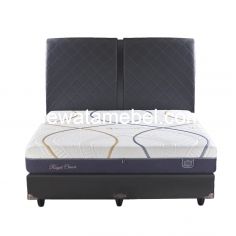 Bed Set Size 120 - ELITE Royal Crown / White Blue 